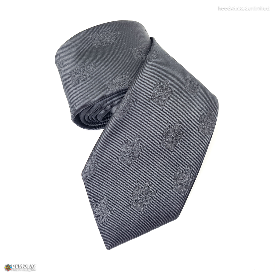 DeMolay Crescent Tie + Collar Pin Combo