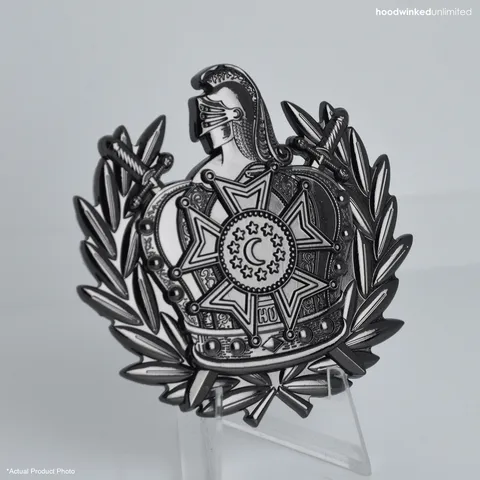 DeMolay Venerable Car Badge (Shadow Black)