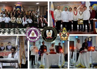 Installation of Ernesto Mangahis Chapter & Officers of Chev. Rene I. Culasino DAC No. 59
