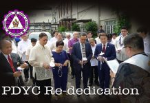 Excerpts from the message of Hon. Edison Abella During the Re-Dedication of PDYC