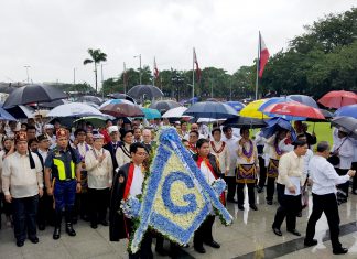 SCOD Officers and DeMolays Attend Independence Day Activities at Luneta Park and GLP