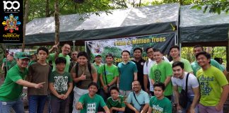 DeMolays Join GLP Tree Planting Project at La Mesa Ecopark