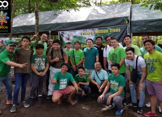 DeMolays Join GLP Tree Planting Project at La Mesa Ecopark