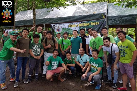 DeMolays Join GLP Tree Planting Project at La Mesa Ecopark