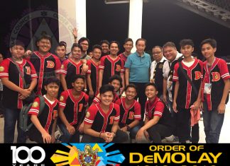 Dionisio Gutierrez Sr. Chapter goes 15th DeMolay CONCLAVE 2018