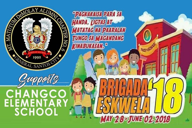 Mt. Matutum DeMolay Alumni Chapter No. 6 - Brigada Eskwela 2018 ...