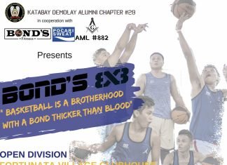 Katabay DeMolay Alumni Chapter No. 29, BONDS 3×3 Basketball