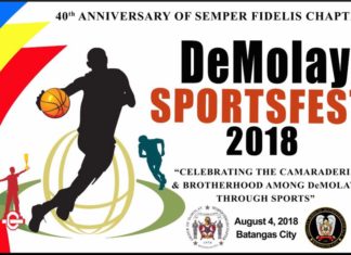 DeMolay Batangas Sports Festival 2018