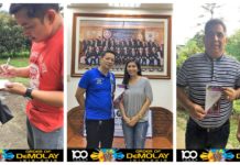 Master Masons Support DeMolay Centennial Crusades