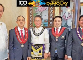 Past Grand Master of Masons Becomes a DeMolay Centennial Knight