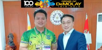 WM of Batangas Lodge Pledges Support to the DeMolay Crusades
