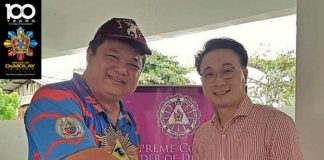 Master Mason from Dumaguete Supports DeMolay