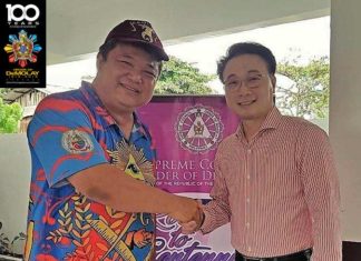 Master Mason from Dumaguete Supports DeMolay