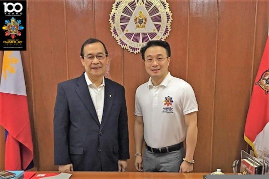 Former U.P. Manila Chancellor Visits DeMolay Roots