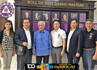Oldest DeMolay Visits PDYC