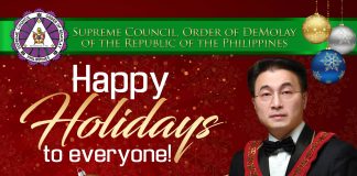 Yuletide Message from the Grand Master