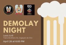 THE CDO DeMOLAY NIGHT OF KNIGHTS