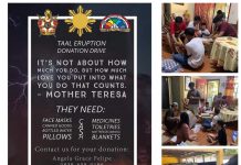 A DOSE OF DeMOLAY AND RAINBOW CARE FOR TAAL EVACUESS