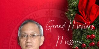The Grand Master’s Christmas Message