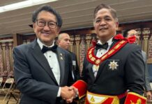 GM Mendoza Meets DeMolay Leader Dad Mac Jr.