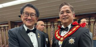 GM Mendoza Meets DeMolay Leader Dad Mac Jr.