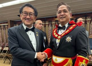 GM Mendoza Meets DeMolay Leader Dad Mac Jr.