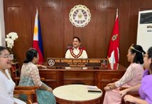 Rainbow Sisters Visit DeMolay PH Grand Master