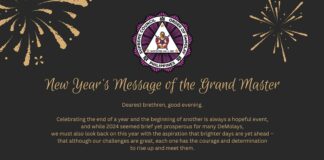 NEW YEAR’S MESSAGE OF THE GRAND MASTER