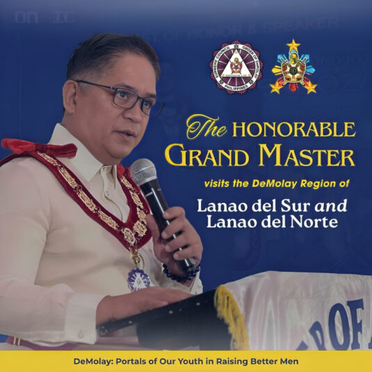 Grand Master Mendoza Institutes Ranaw Chapter No. 136