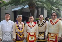 DeMolay Philippines at Grand Lodge Flag Raising