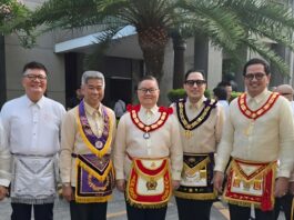 DeMolay Philippines at Grand Lodge Flag Raising