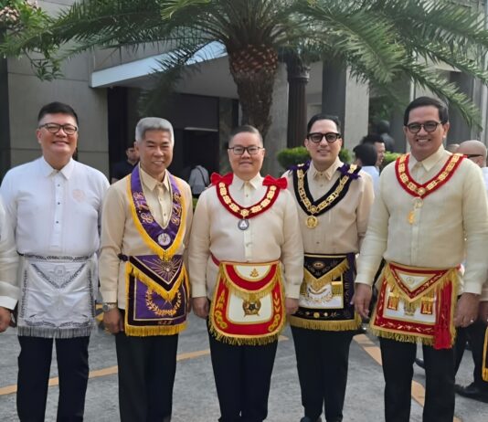 DeMolay Philippines at Grand Lodge Flag Raising