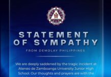 Statement of Sympathy from DeMolay Philippines
